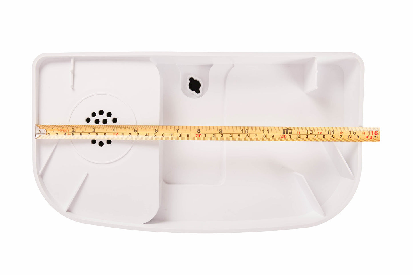 Blemished Sink Smaller toilet sink for tanks 15.25" or smaller measured with lid off (by SinkTwice)