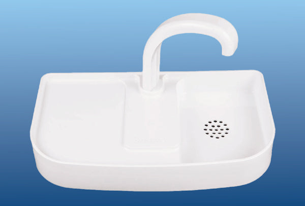 Sink Smaller toilet sink for tanks 15.25" or smaller measured with lid off (by SinkTwice)