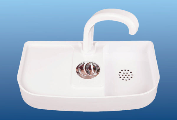Blemished Sink Smaller for Water Ridge and Bemis Top Button Dual Flush Toilets (by SinkTwice)