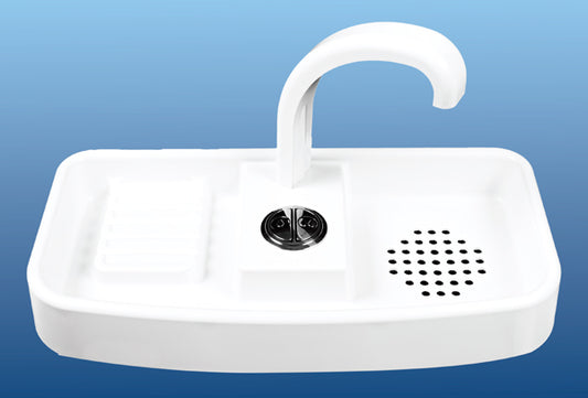 Sink Twice for Glacier Bay Dual Flush button
