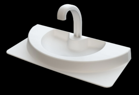 Blemished Sink Bigger for rectangular toilets 18" - 20" wide